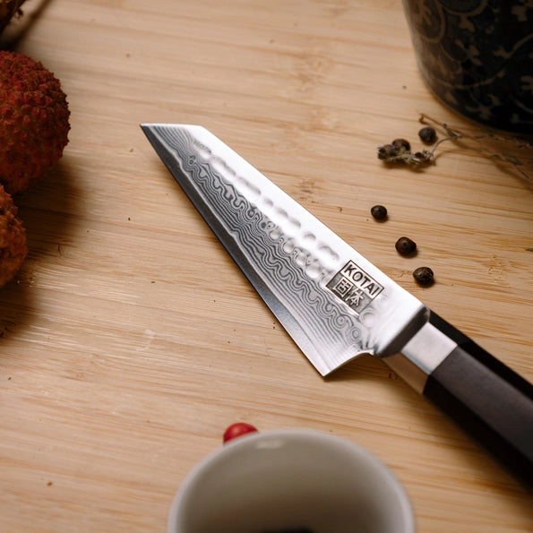 Komplettes 4-teiliges Messerset - Bunka Damascus Collection