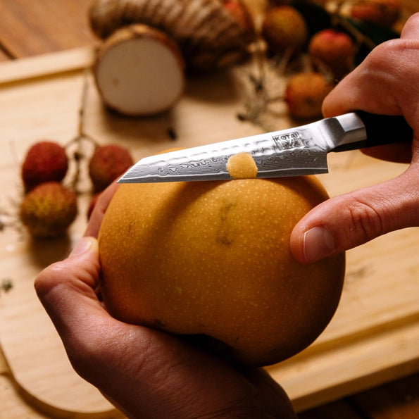 Komplettes 4-teiliges Messerset - Bunka Damascus Collection