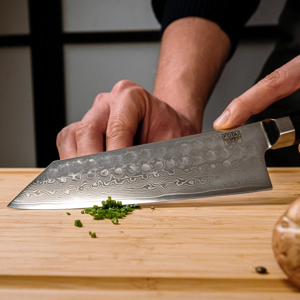 Komplettes 4-teiliges Messerset - Bunka Damascus Collection