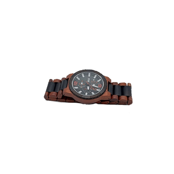 Holzuhr Grover | 48 mm Durchmesser | Premium Edition